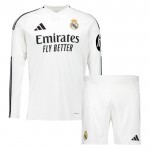 Günstige Fußballtrikots Real Madrid Kinder Heimtrikot 2024-25 Langarm